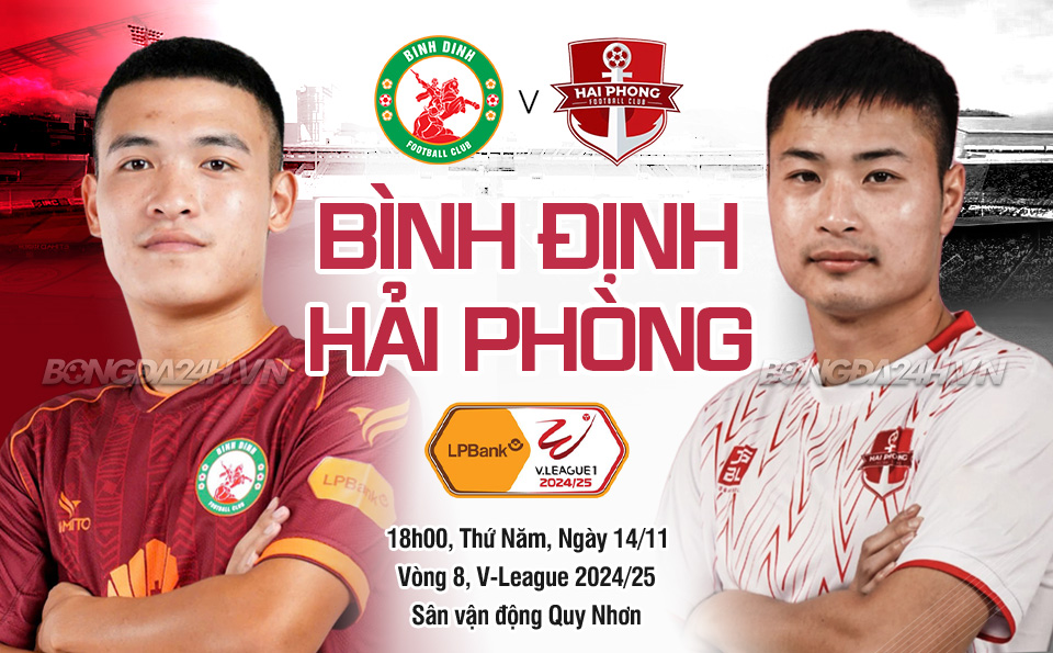 Bình Định hừng hực khí thế tiếp đà thăng hoa khi đón tiếp Hải Phòng 1 Bình Định hừng hực khí thế tiếp đà thăng hoa khi đón tiếp Hải Phòng