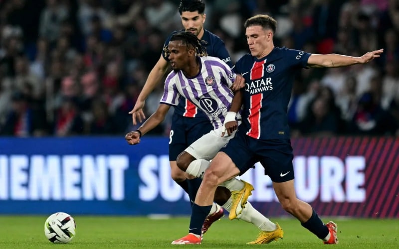 Những chỉ số quan trọng trong trận đấu giữa PSG vs Toulouse