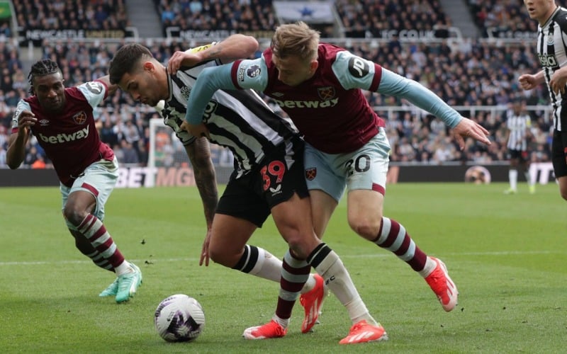 Thống kê các chỉ số giữa Newcastle vs West Ham