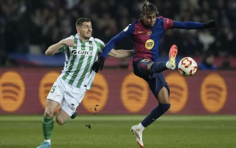 Hiệp hai: Blaugrana tiếp tục áp đảo, Betis chỉ có bàn danh dự