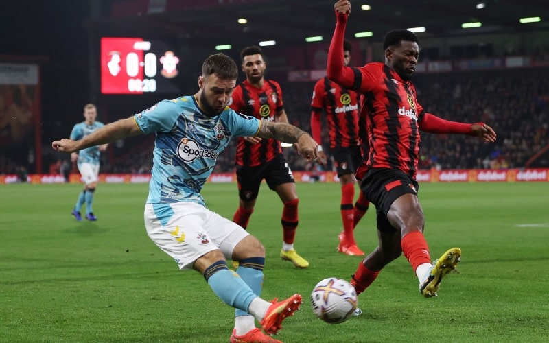 Southampton vs Bournemouth đều đang vật lộn ở cuối bảng